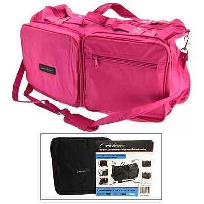 Reistas opvouwbaar fuchsia roze 45 cm