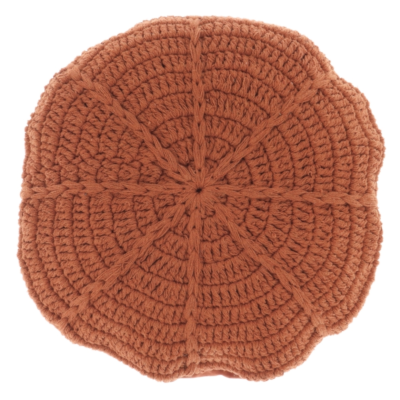 Unique Living kussen Dora oranje Ø45 cm