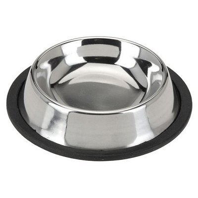 Honden voerbak klein rvs 15 cm