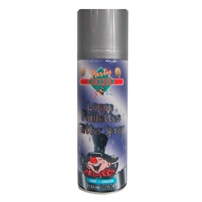 Haarspray Glitter Zilver Feest Carnaval