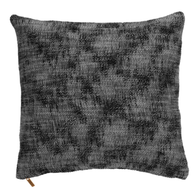 Tiseco kussen Melange zwart 45 x 45 cm