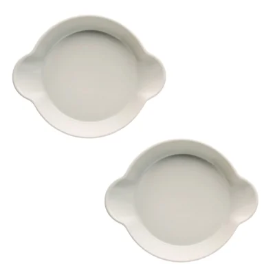 Sagaform Piccadilly schaal grijs 18 cm set van 2