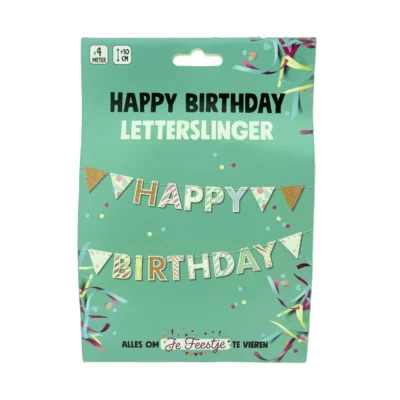 D.P. Factory letterslinger Happy Birthday 4 meter