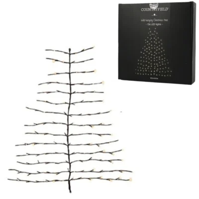 Countryfield wanddecoratie kerstboom Ziggy LED 120 cm