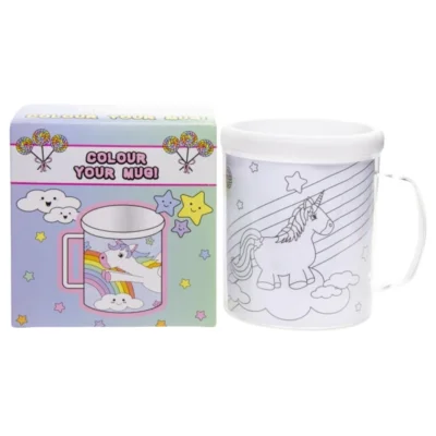 Färbe deine eigene Tasse Einhorn 10 cm