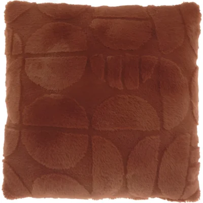 Unique Living kussen Milan marsala 45 x 45 cm