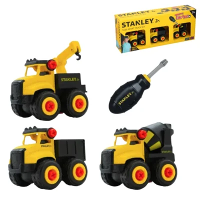 Stanley Jr. Take apart vrachtwagens 28 delig