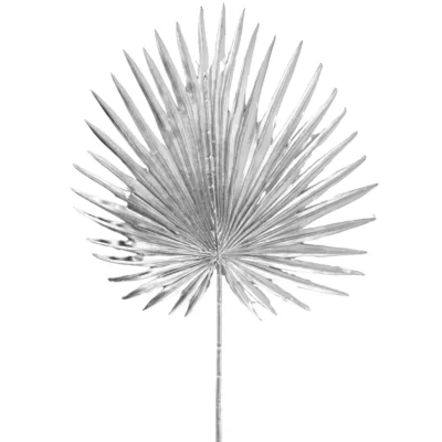 HBX kunsttak Livistonia zilverkleurig 85 cm