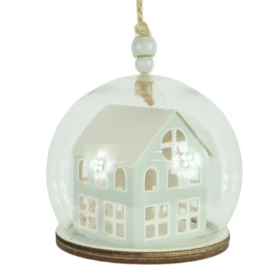 Wilko kerstbal huis 8 cm