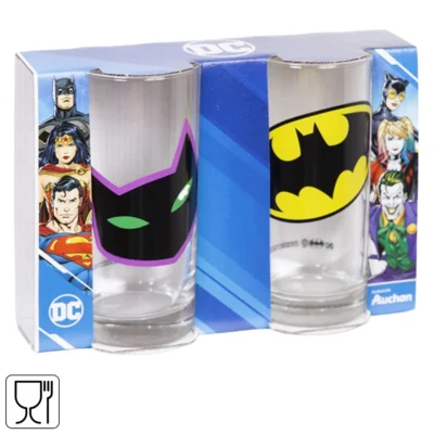 DC Glaeser Batman & Batgirl 270 ml Set mit 2