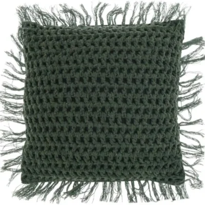 Unique Living kussen Tufo laurel green 45 x45 cm