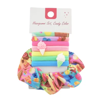 Haargummi Candy Pastell 8-teilig