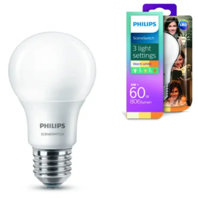Philips LED Lampe E27 60W