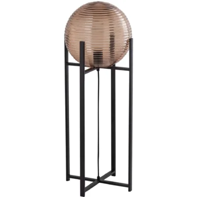 PTMD Stehlampe Korrin braun 85 cm