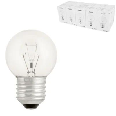 Gloeilamp Ball transparant E27 230V 15W
