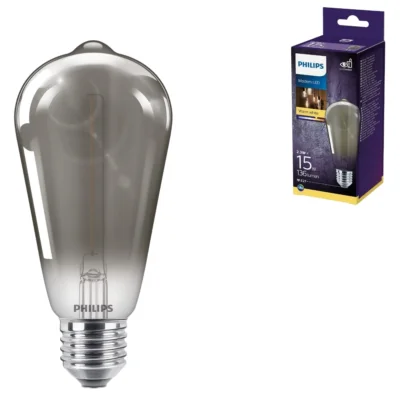 Philips LED lamp smokey E27 15W