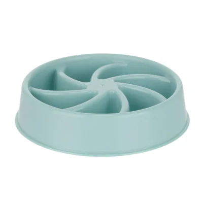 Relaxdays honden anti-schrok voerbak waaier blauw 20,5 cm