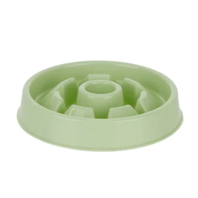 Relaxdays honden anti-schrok voerbak rond 3 groen 21 cm