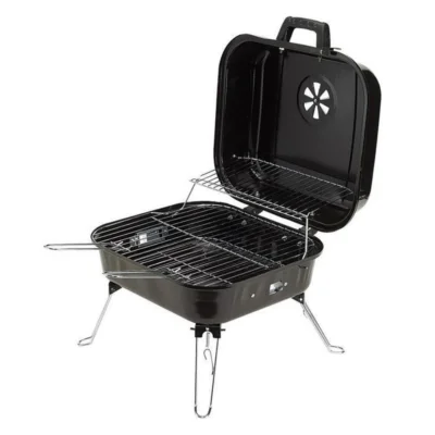 Barbecue schwarz Holzkohle 40 cm
