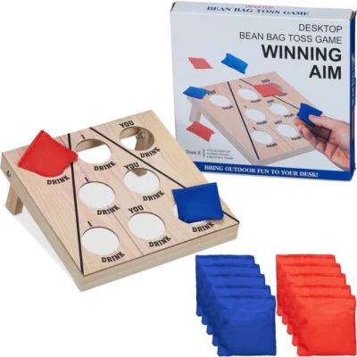 Relaxdays cornhole drankspel 24 cm