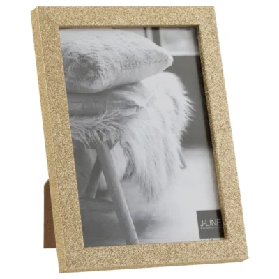 J-Line fotolijst glitter goudkleurig 13 x 18 cm