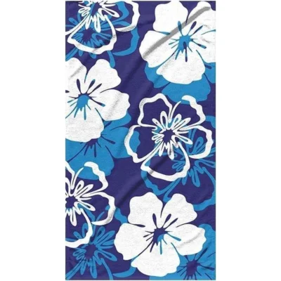 Ocean hibiscus badhanddoek XL 75 x 150 cm