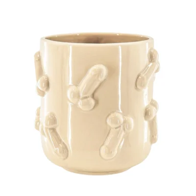 Housevitamin bloempot Dick beige 17,5 cm