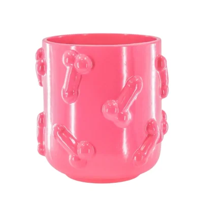 Housevitamin bloempot Dick roze 17,5 cm