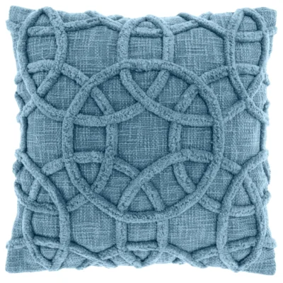 Unique Living kussen Everon jeans blue 45 x 45 cm