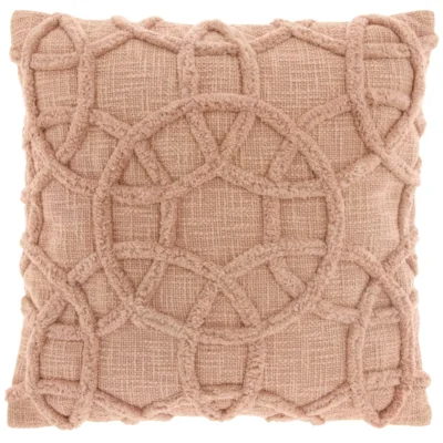 Unique Living kussen Everon old pink 45 x 45 cm