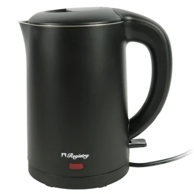 Registry waterkoker zwart 1 L 1000 watt