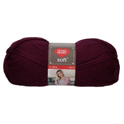 Red Heart Soft acryl garen paars 100 gr 167 m