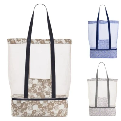 Strandtasche mit Kuehlfach 39 cm 3 assorti