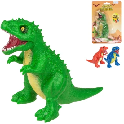 Out of the Blue Stretch Dinosaurus 13 cm 3 assorti