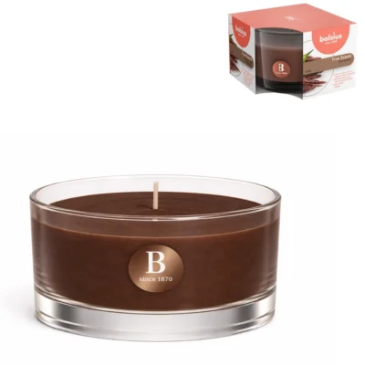 Bolsius geurkaars in glas Wood 6 x 9 cm