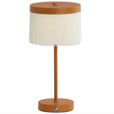 Light & Living tafellamp Diny LED oplaadbaar oranje 35 cm
