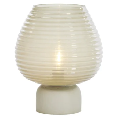 Light & Living tafellamp Alenna LED op batterij groen grijs 27 cm