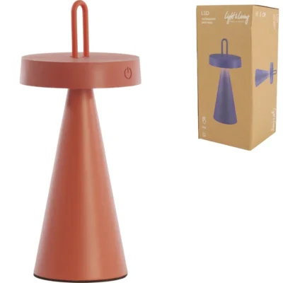 Light & Living tafellamp Ankenta LED oplaadbaar terra 28,5 cm