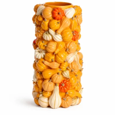 Light & Living vaas Pumpkin oranje 49 cm