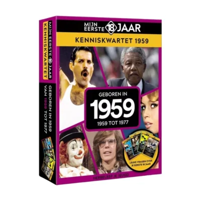 Mijn eerste 18 jaar kenniskwartet 1959 Nederland