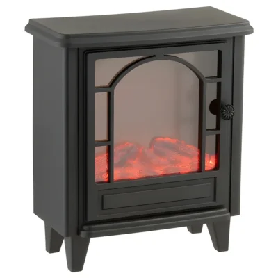 J-Line haard klassiek LED op batterij 40 cm