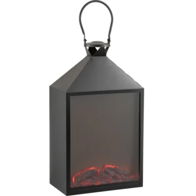 J-Line haard lantaarn LED op batterij 55 cm