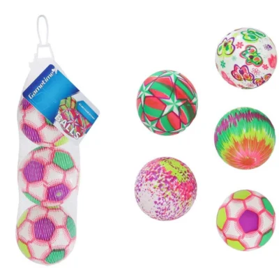 Gametime Balle im Netz 7 cm sortiert set von 3