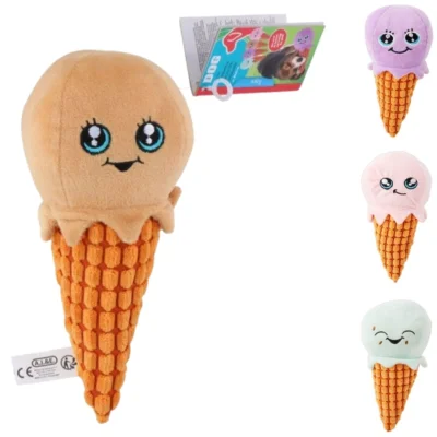 Hondenspeelgoed ijs 23 cm 4 assorti