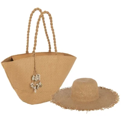 J-Line strandtas en hoed 60 cm
