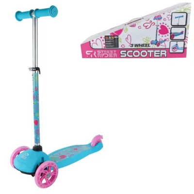 Street Rider step 3 wielen roze