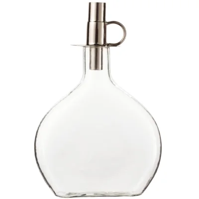 VTwonen kandelaar fles glas 27 cm