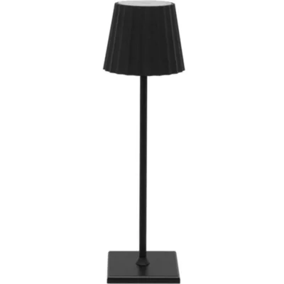 House of Nature tafellamp oplaadbaar LED zwart 38 cm