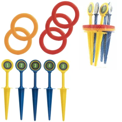 Kids Fun werpspel 25 cm 10 delig