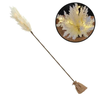 Countryfield Künstlicher Zweig Astilbe LED Batteriebetrieben Creme 90 cm